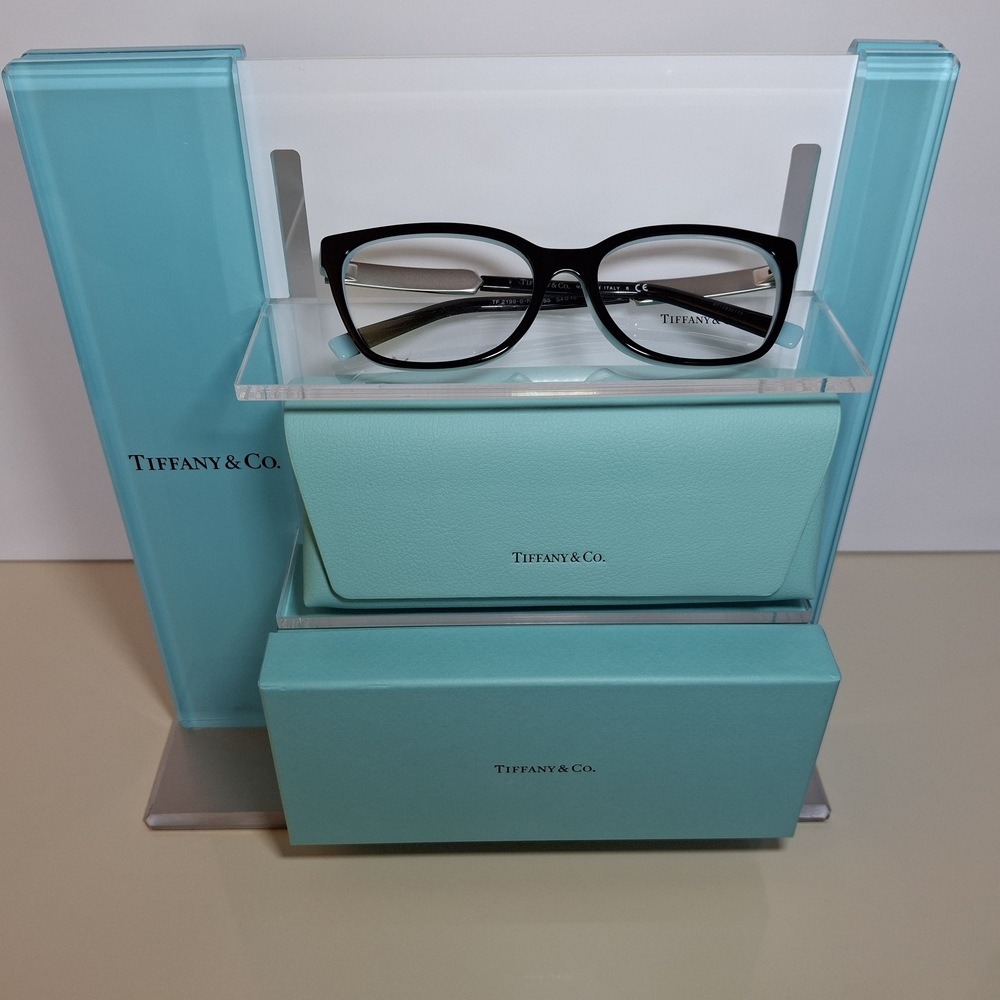 Tiffany & Co. Black Eyeglasses with Case